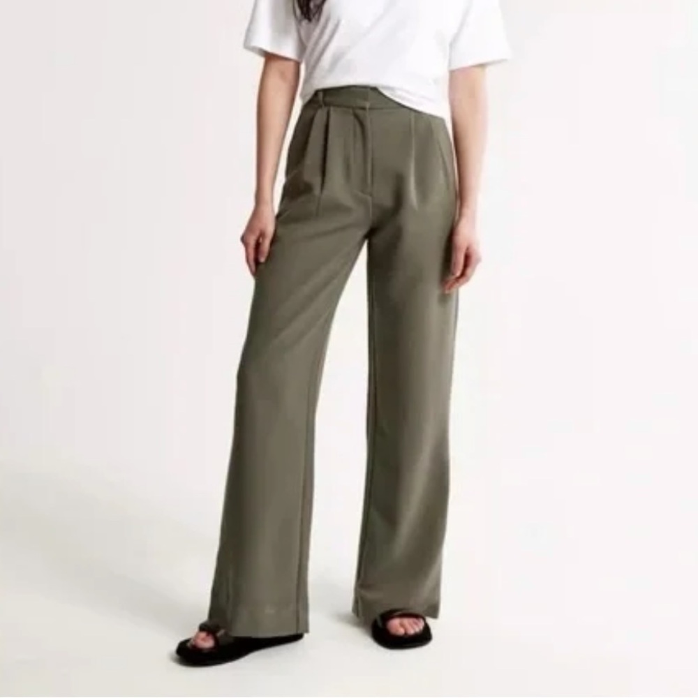 Abercrombie Sloane tailored wide leg pants